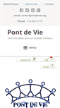 Mobile Screenshot of pontdevie.org