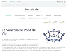 Tablet Screenshot of pontdevie.org